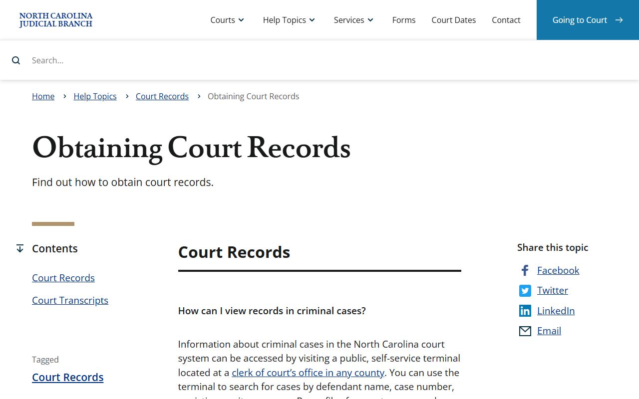 Cumberland County court records obtaining court records guidance