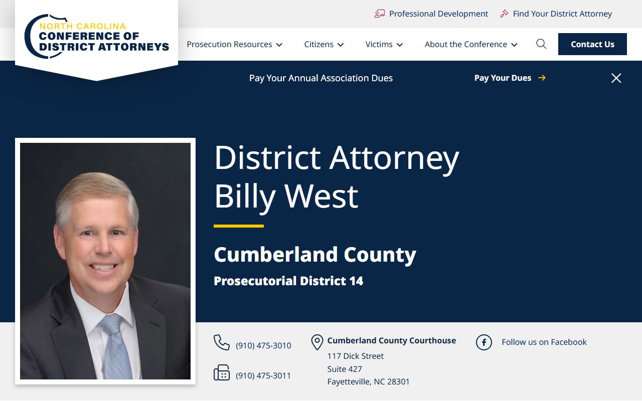 Cumberland County Superior Court Prosecutorial District 14