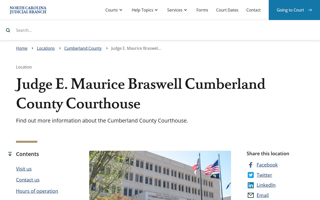 Cumberland County court records Braswell courthouse information
