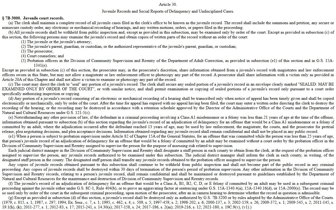 Cumberland County probate records juvenile confidentiality