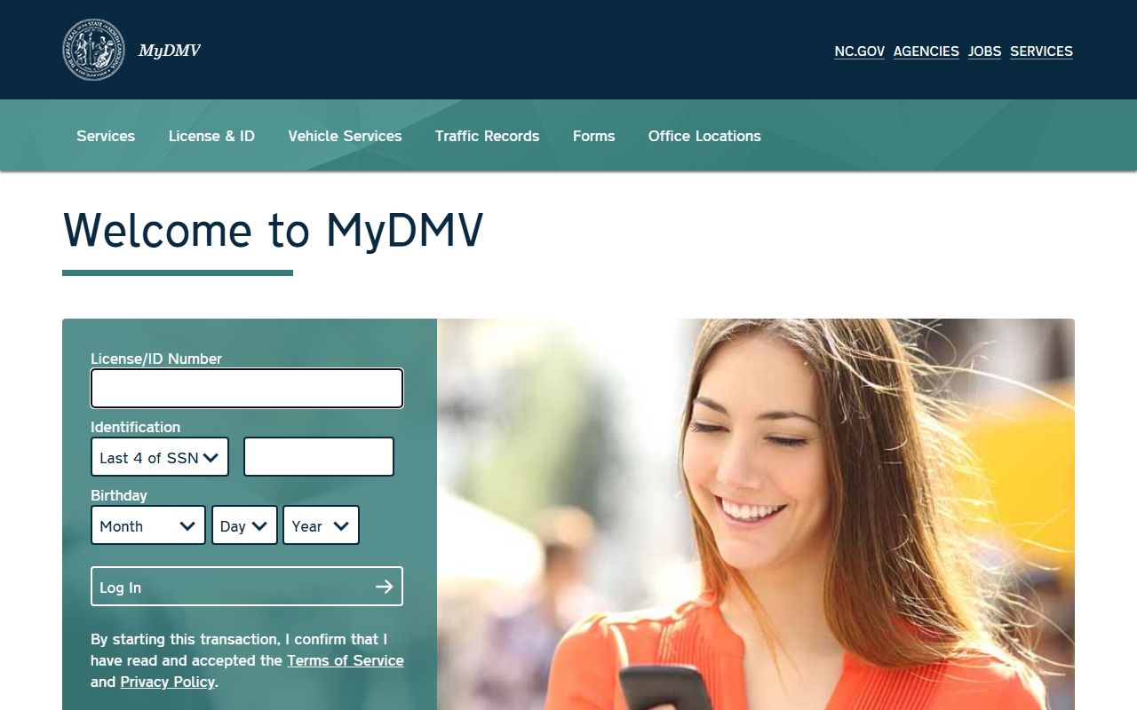 Cumberland County traffic court records NC MyDMV driver records